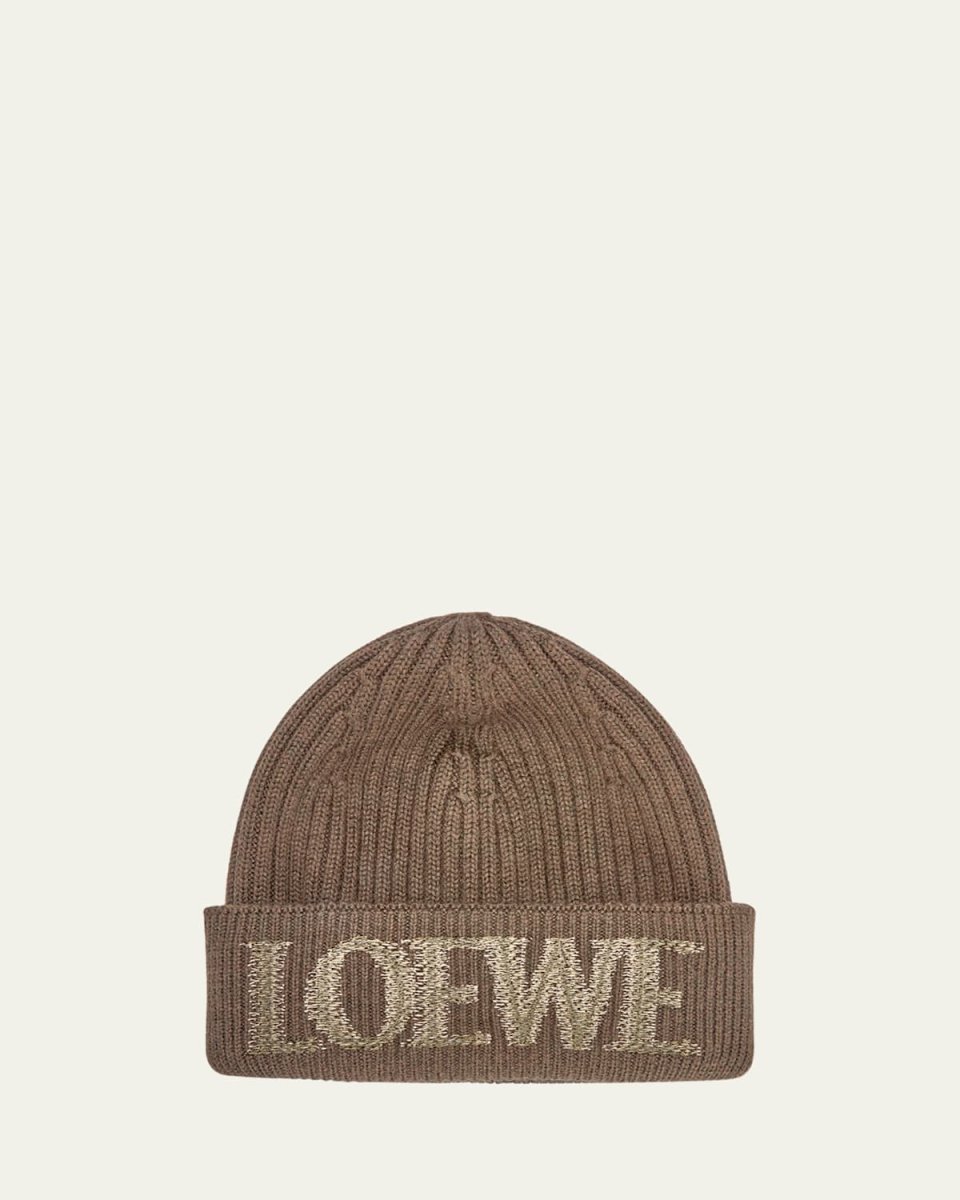 Blurred Logo Wool Beanie